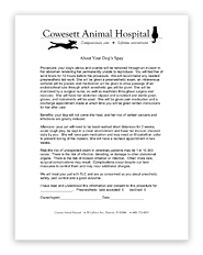Canine Spay Form PDF